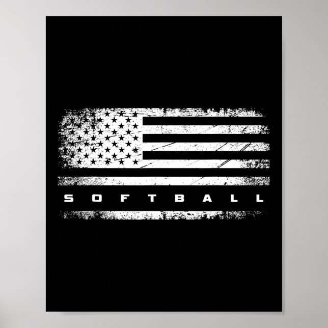 American Flag Softll Apparel - Softll  Poster (Front)