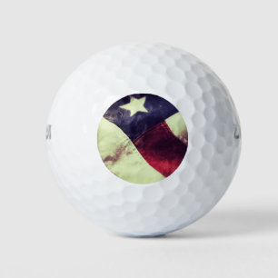 American flag star golf balls