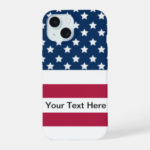 American Flag Stars And Stripes  iPhone 15 Case