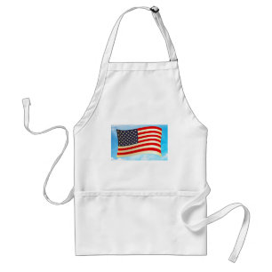 American Flag Stars Stripes Honour Freedom Troops Standard Apron