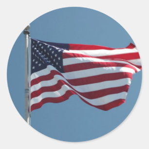 American Flag Sticker