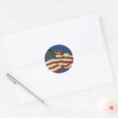 American flag Sticker (Envelope)