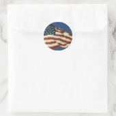 American flag Sticker (Bag)