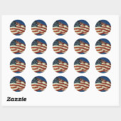 American flag Sticker (Sheet)