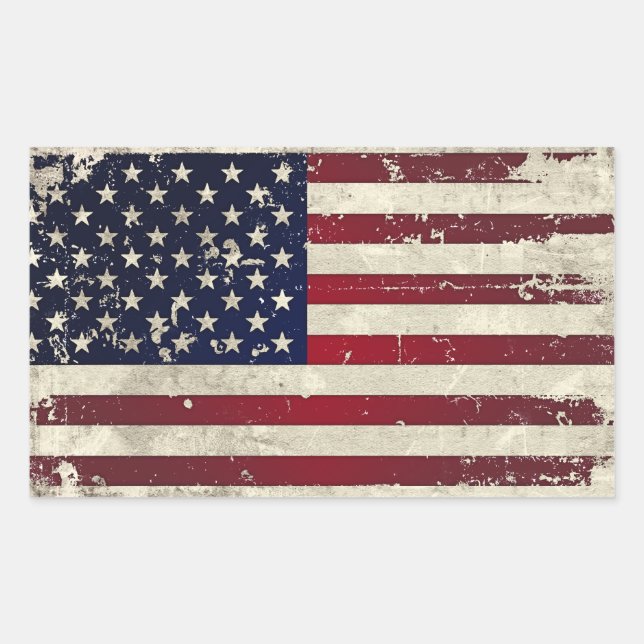 American Flag Sticker (Front)