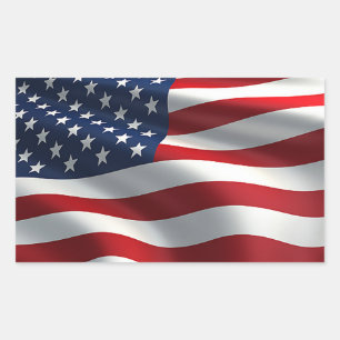 American flag  sticker