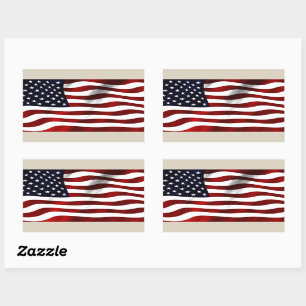 American flag sticker