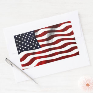 American Flag Sticker