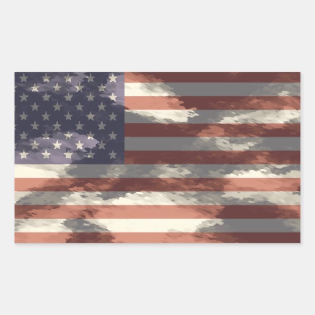 American Flag Sticker (Front)