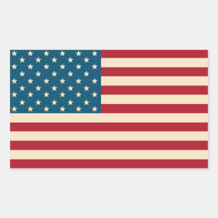American Flag Stickers