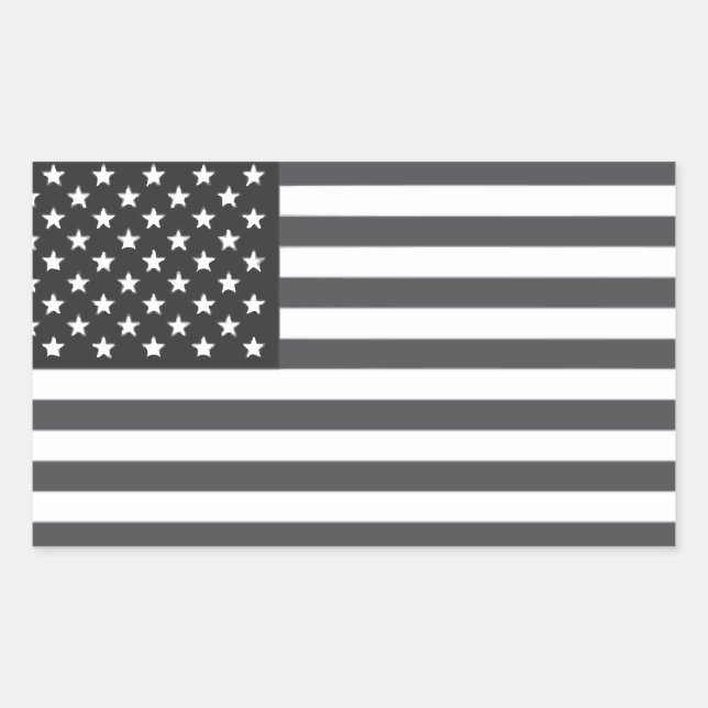 American Flag Subdued Sticker (Front)