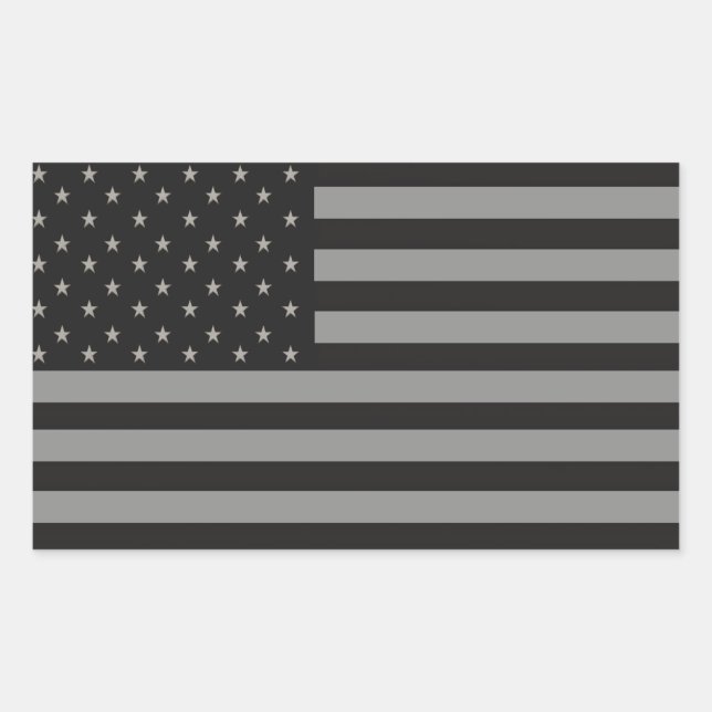American Flag Subdued Sticker (Front)