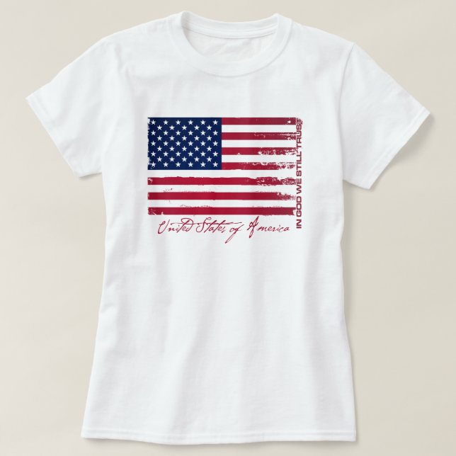 American Flag T-Shirt (Design Front)