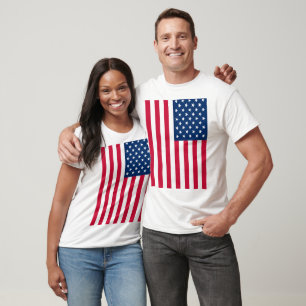 American Flag T-Shirt USA - Patriotic