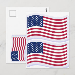 American Flag T-Shirts – USA Graphic Tees for Ever Postcard