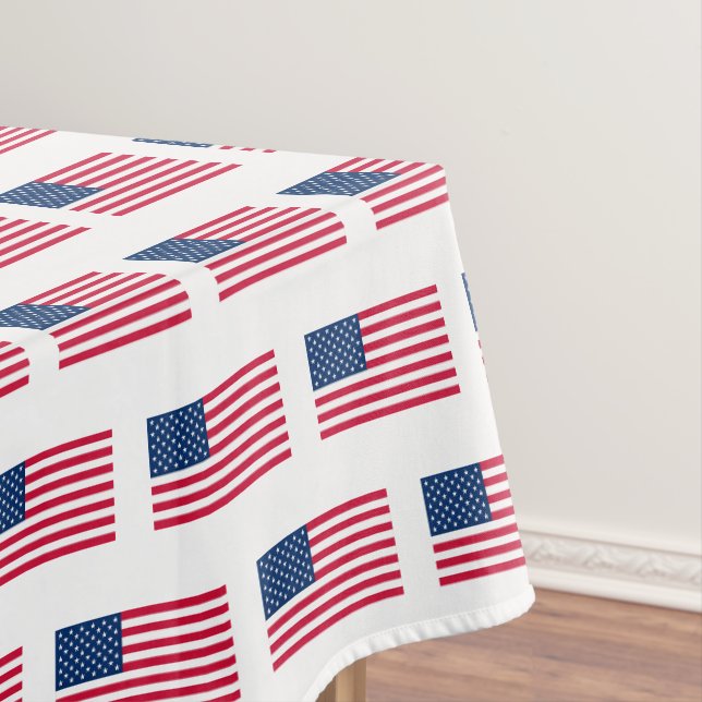 American Flag Tablecloth (In Situ)