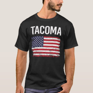 American Flag Tacoma T-Shirt