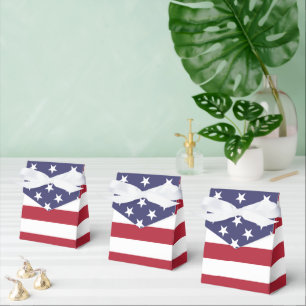 American Flag - Tent Favour Box