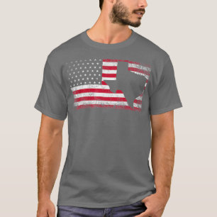 American Flag Texas 4th of July Vintage Retro T-Shirt