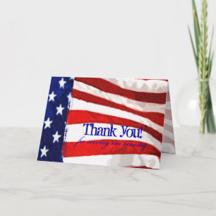 American Flag Thank You