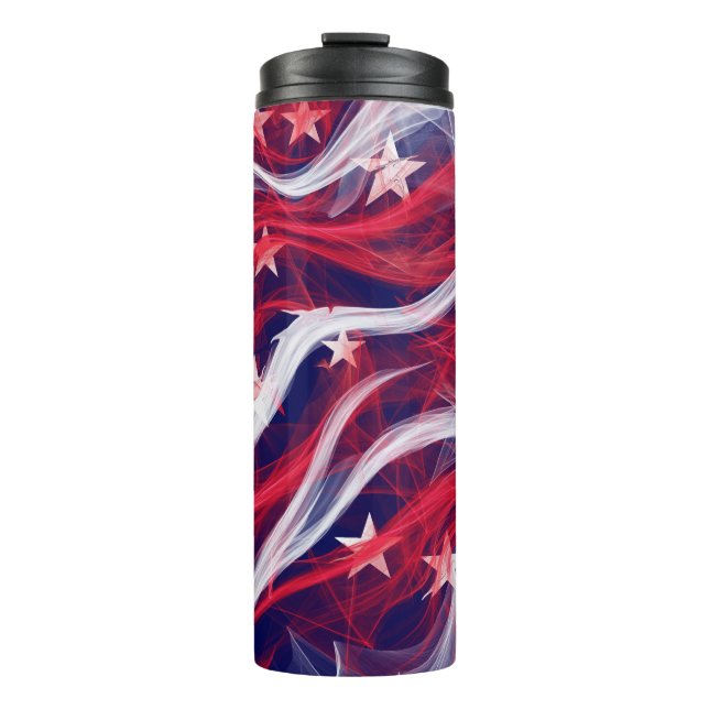 American flag Thermal Tumbler (Front)