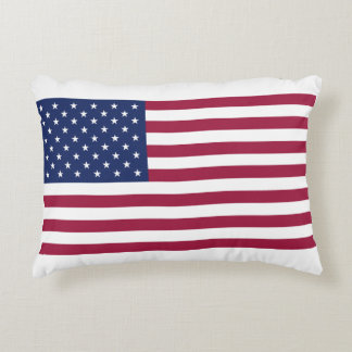 American Flag Throw Pillow