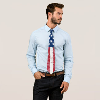 American Flag Tie