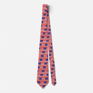 American flag tie