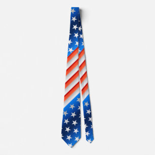 American Flag Tie