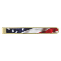 American Flag Tie Bar