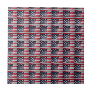 American Flag Tile