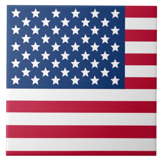 American Flag  Tile (Front)