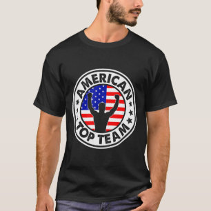 American Flag Top Team BJJ Brazilian Jiu Jitsu