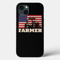 American Flag Tractor