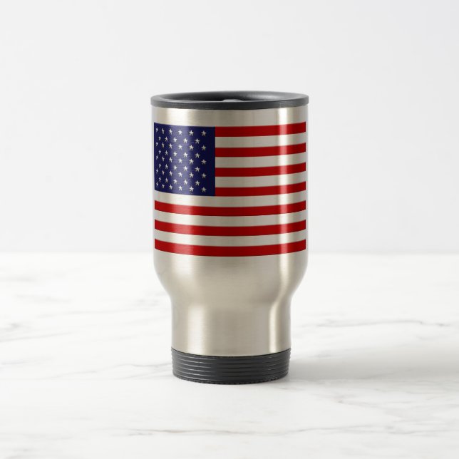 American Flag Travel Mug (Center)