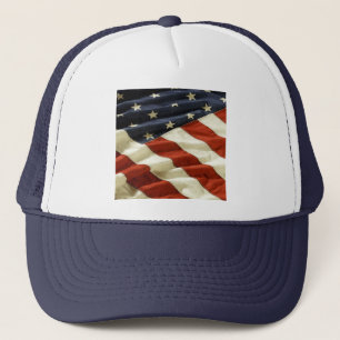 American Flag Trucker Hat