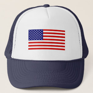 American Flag Trucker Hat