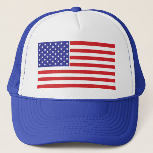 American Flag Trucker Hat