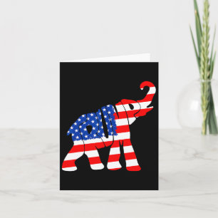 American Flag Trump Card
