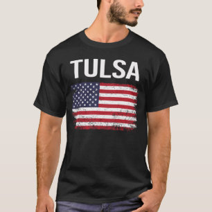American Flag Tulsa T-Shirt