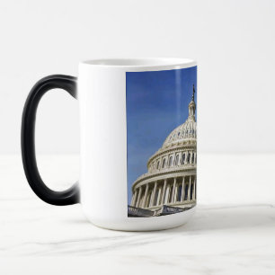 American Flag & U.S. Capitol Patriotic USA Pride Magic Mug