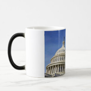 American Flag & U.S. Capitol Patriotic USA Pride Magic Mug