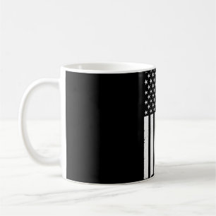 American Flag US 4th Of July Pickleball Funny   Coffee Mug