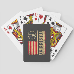 American Flag USA 1776 American Tarrifs Playing Cards