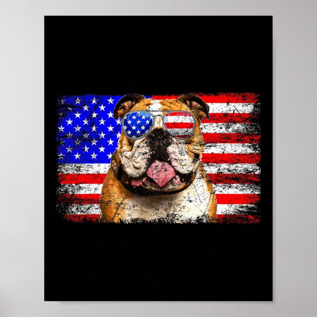 American Flag Usa Awesome  Poster (Front)
