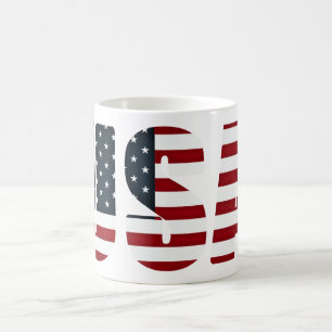 american flag - usa coffee mug