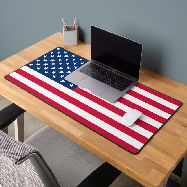 American Flag USA Desk Mat (Office 2)
