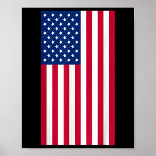American Flag Usa Flag 4th Of July Memorial Day Ve Poster