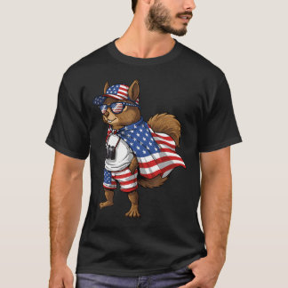 American Flag Usa Flag Patriotic 4Th Of July Red T-Shirt