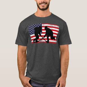 American Flag USA Hockey for Men Women Kids Boys G T-Shirt